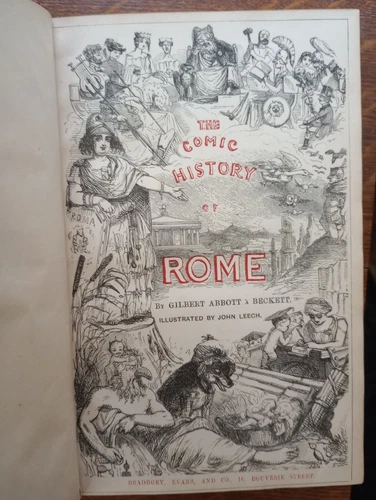 The Comic History Of Rome Illustrated By John Leech C 1851