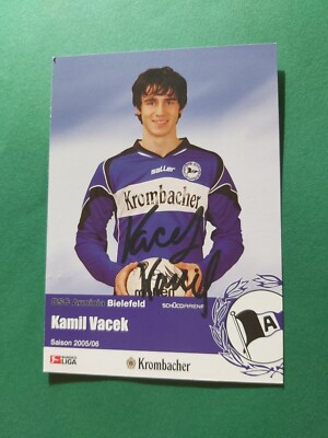 Arminina Bielefeld , K. Vacek ,05/06, Autogrammkarte, Fussball