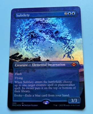 Subtlety (Borderless) (Textured Foil) [Modern Horizons 3 Special Guests] main image 0