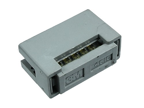 3pcs 4610-6001 3M, Plug IDC Male 10 pin / way, IDC for ribbon cable 1.27mm - Bild 2 von 2