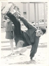 photo dance, child, rap silver print era c. 1980 barite
