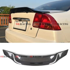 For 2001-2005 Honda Civic Sedan Carbon Fiber Rear Trunk Spoiler Lid Wing Bodykit