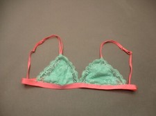 Victoria's Secret Size S Womens Lace Unlined Wireless Back Closure Bralette 6D