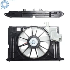 Radiator Condenser Cooling Fan Assembly For 2014-2019 Toyota Corolla SE LE XSE