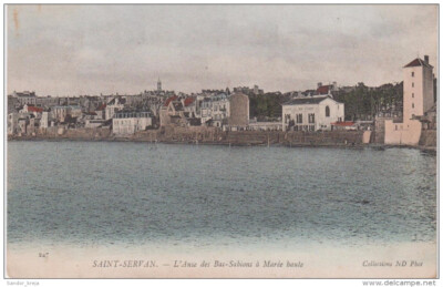 CPA - Saint-Servan - L'Anse des Sablons bei Flut