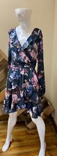 Express Ladies Black Floral Dress NWT Size S