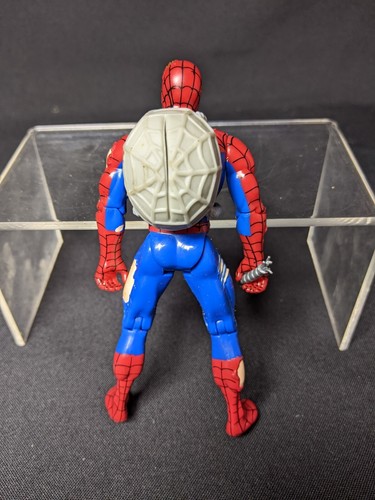 Figura Toy Biz Marvel Battle Ravaged Spider-Man 1995 5" con accesorios - Imagen 2 de 2