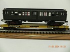 MTH O Scale 20-98489 TTX943142 Flat Car w/ Lo-V  (Green) Subway Car Non-Powered — photo 2