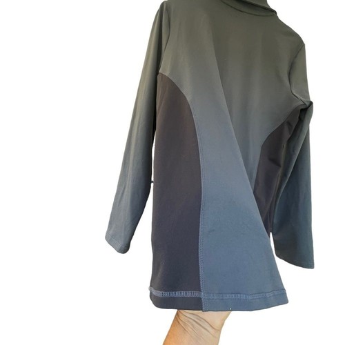 Champion men's zip up lightweight jacket long sleeve gray on gray pockets - Picture 7 of 9