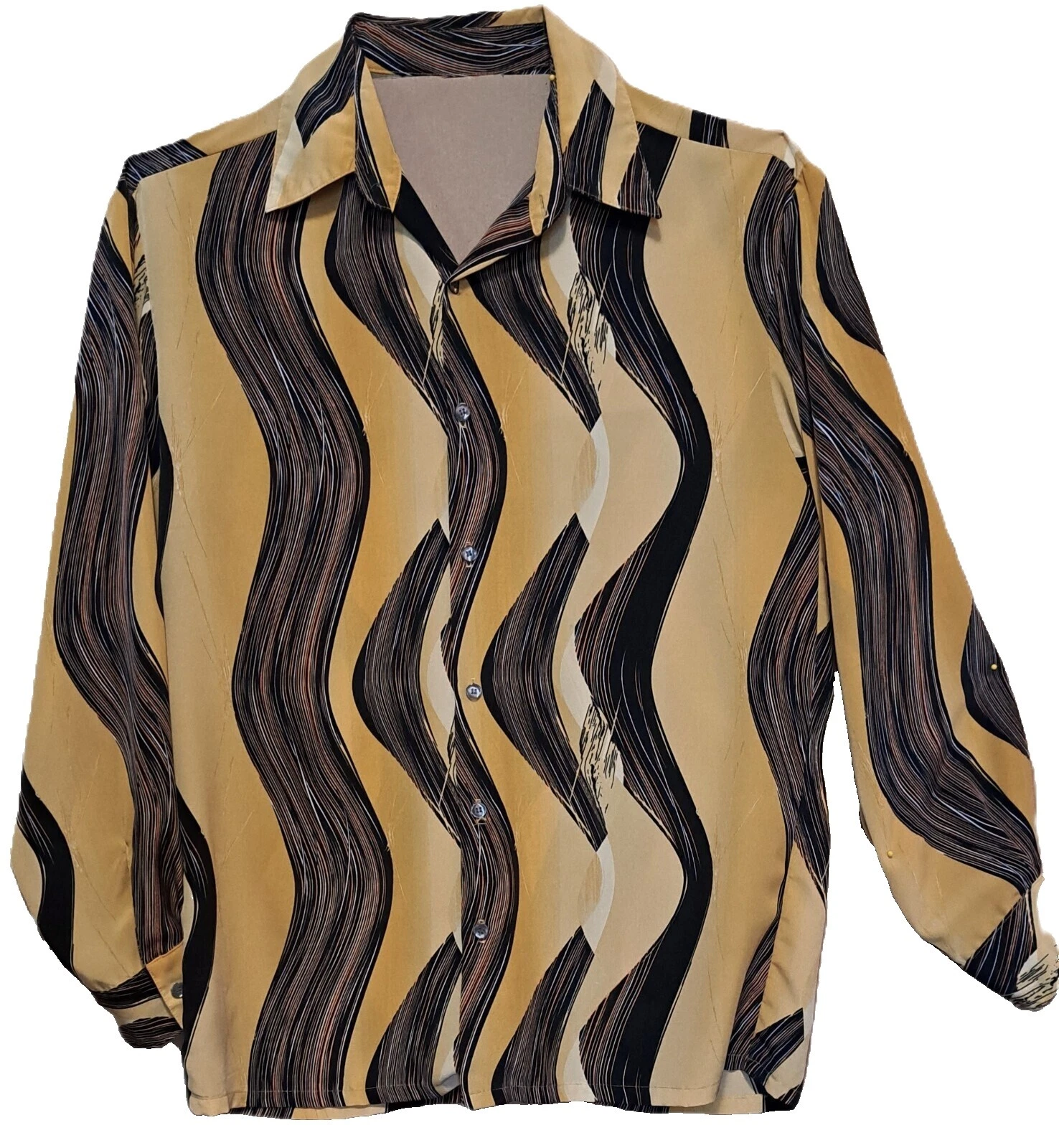 Disco negro Vintage Casual Shirts for Men