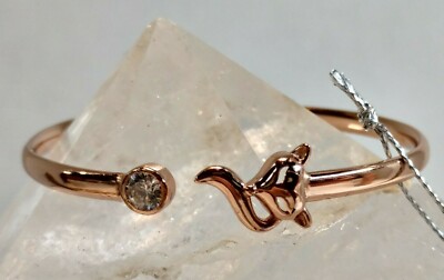 VANAXIN RMS TITANIC Zirconia by Swarovski Fox Bangle Bracelet-