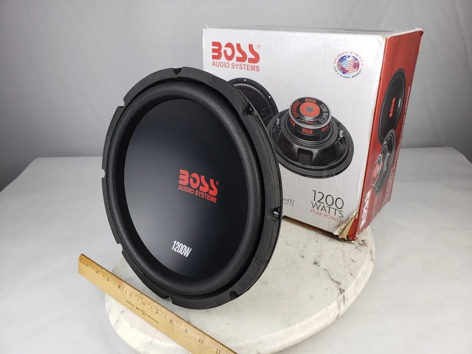 Boss Chaos Exxtreme 12 Inch 1200 Watt Dual Voice Coil 4 Ohm Car Audio Subwoofer - Image 4 of 4
