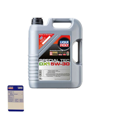 Liqui Moly 3766 Motoröl, Öl, Special Tec DX1 5W-30 5L TOYOTA,VOLVO,RENAULT,OPEL