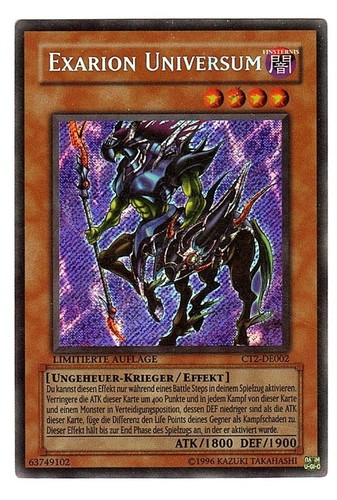 Exarion Universum CT2-DE002 SECRET RARE