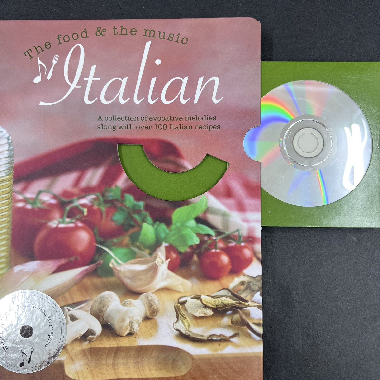 Italian Food & Music Cookbook by Terry & Company Jeavons Hardcover