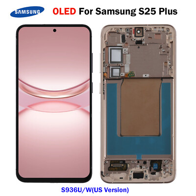 A+ OLED For Samsung Galaxy S25+ Plus 5G SM-S936 LCD Display Screen Assembly Gold