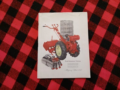 1952 Montgomery Ward Farm Catalog Wards Hoe Plow Trac Garden Tractor