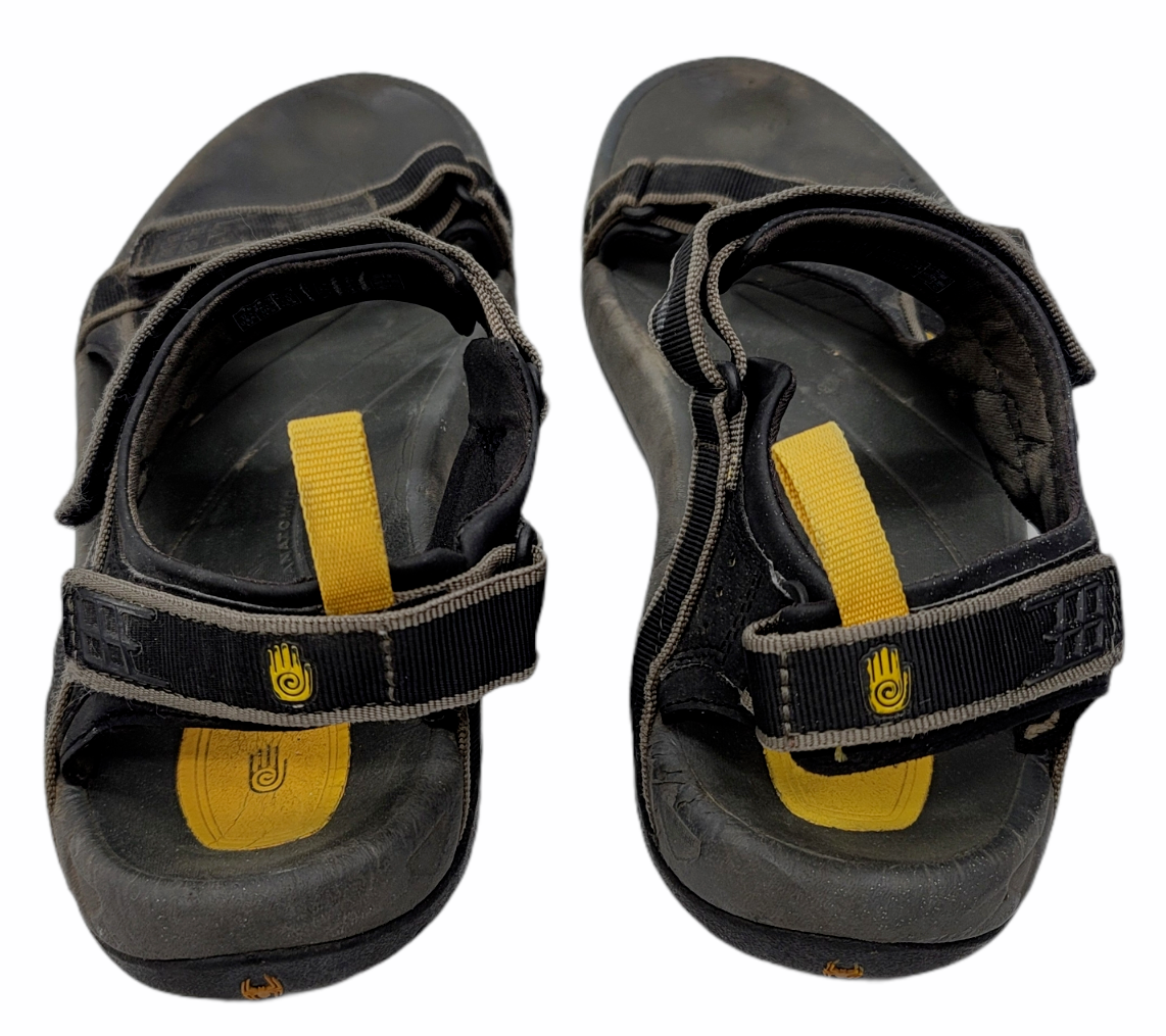 TEVA Mens 12 Athletic Water Sandals Shoes Black Hook Loop  display picture 2