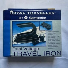 Compact Travel Iron Dual Voltage Clothing Iron Mini Collapsible