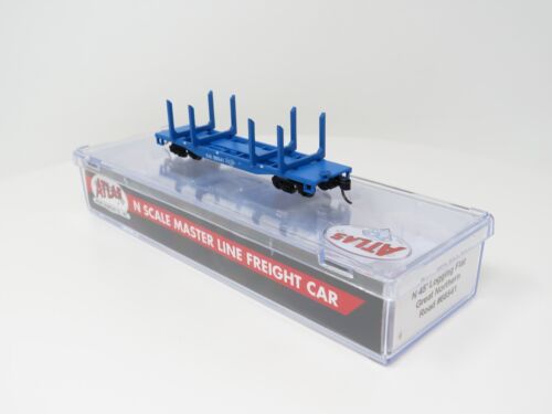Atlas 50006284 Great Northern GN 45' Logging Flatcar Freight Car N Scale - Picture 3 of 8