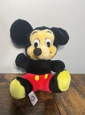 Vintage Mickey Mouse Plush Stuffed Animal Walt Disney World Disneyland 9