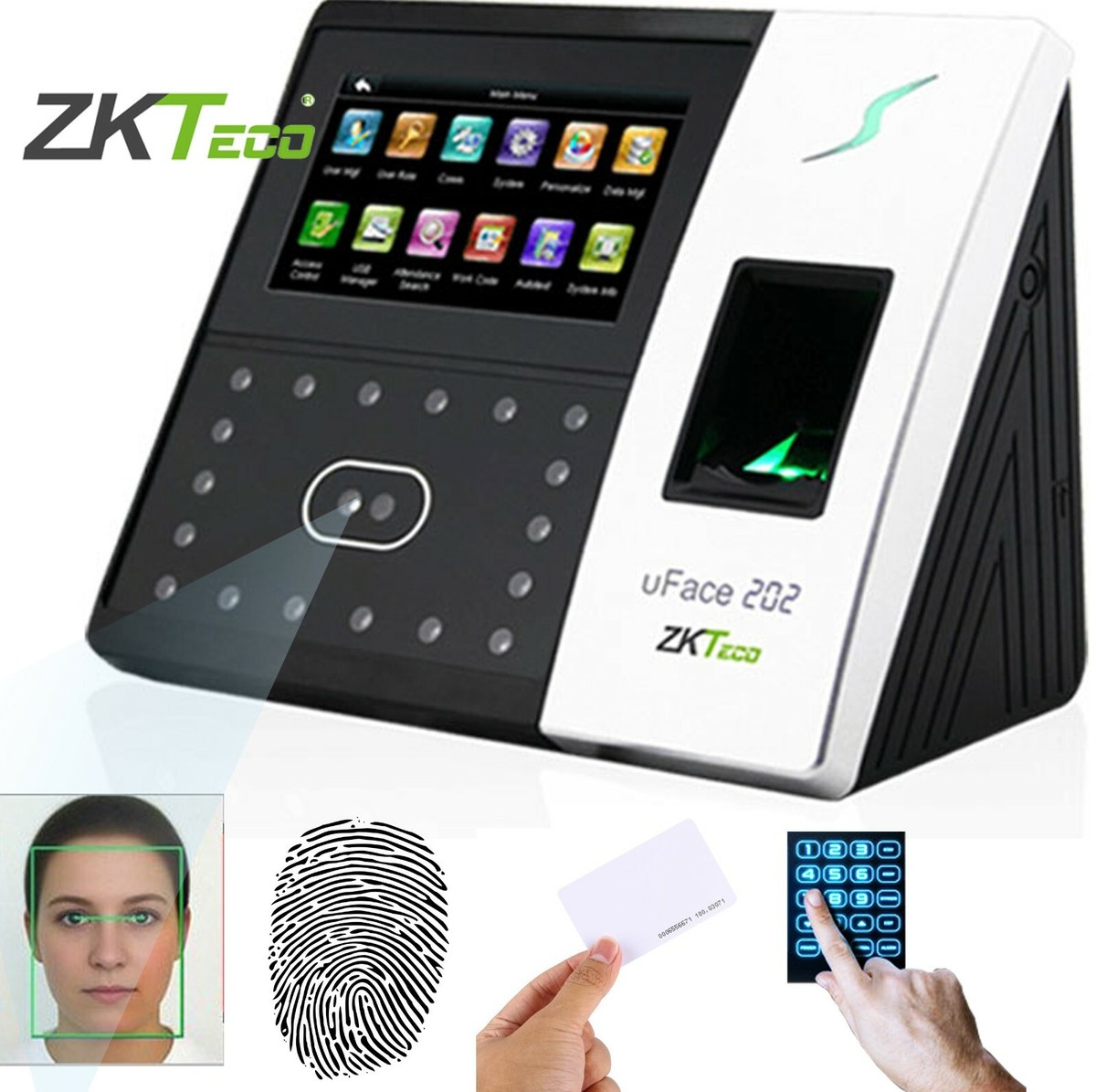 Original Biometric Fingerprint Time Attendance System, 50 OFF