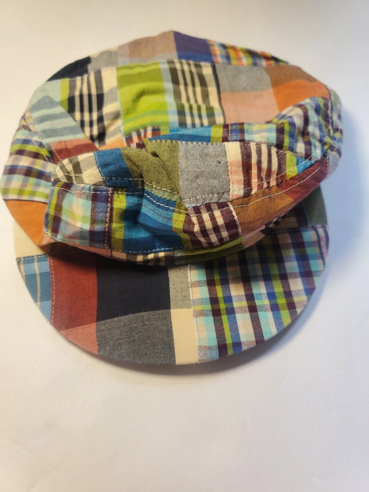Boys Baby Gap Toddler Newsboy Driving Hat Plaid 12-18 Mo From 2002