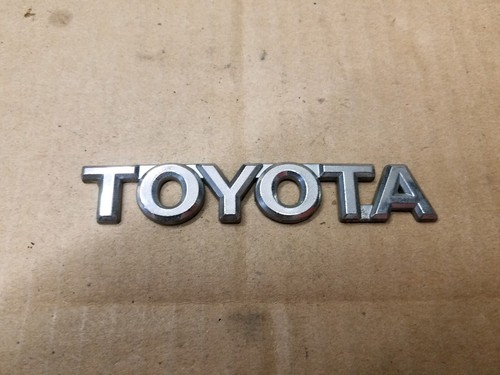 Toyota Oem 1993 1997 Corolla Chrome Rear Trunk Emblem Badge Logo 