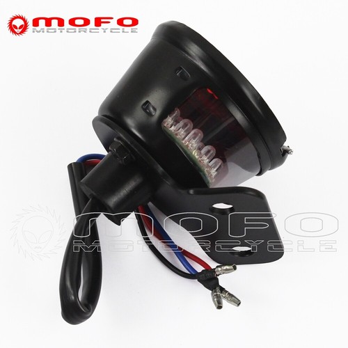 Motorcycle LED Stop Tail Light For Cafe Racer Custom Rear Number Plate Taillight - Picture 12 of 12