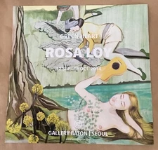 Rosa Loy at Baton gallery exhibition ad 2014 art vintage mgzne print Green Heart