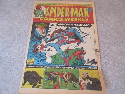 Spider-Man Comic Weekly # 26 Marvel UK comics, August 4th 1973 , Fine