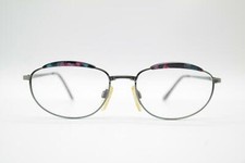 Vintage Metzler 6310 213 Green Multicolored Oval Glasses Frame NOS