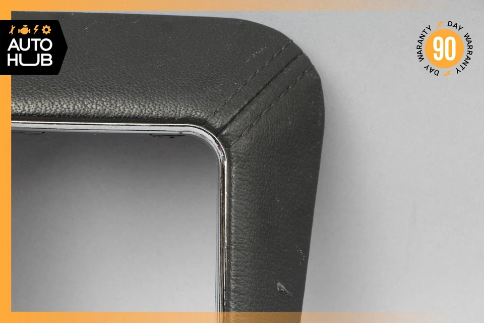 98-01 Mercedes W163 ML55 AMG ML430 Selector de cambios de piso moldura negra OEM Foto 2 de 4