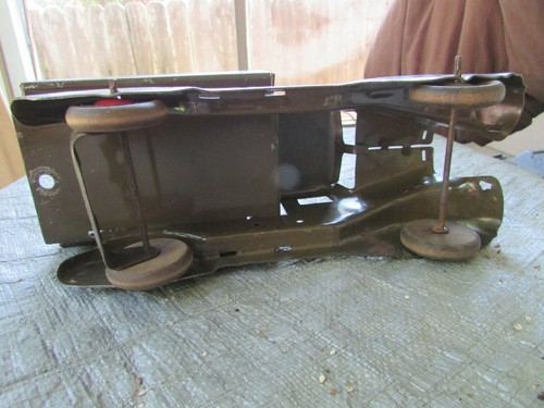 1930s Wyandotte Acciaio Pressato Verde Esercito Militare 9.75 " Troop Cargo - Foto 5 di 5