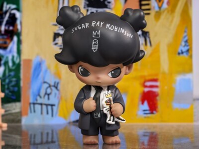 DIMOO JEAN-MICHEL BASQUIAT ディムー　POPMART POP MART Dimoo x Jean-Michel Basquiat 001 200% Figurine