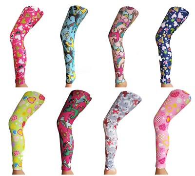 Kinder Mädchen  Leggings Leggins Hose Baumwollmischung Neu 98 - 152