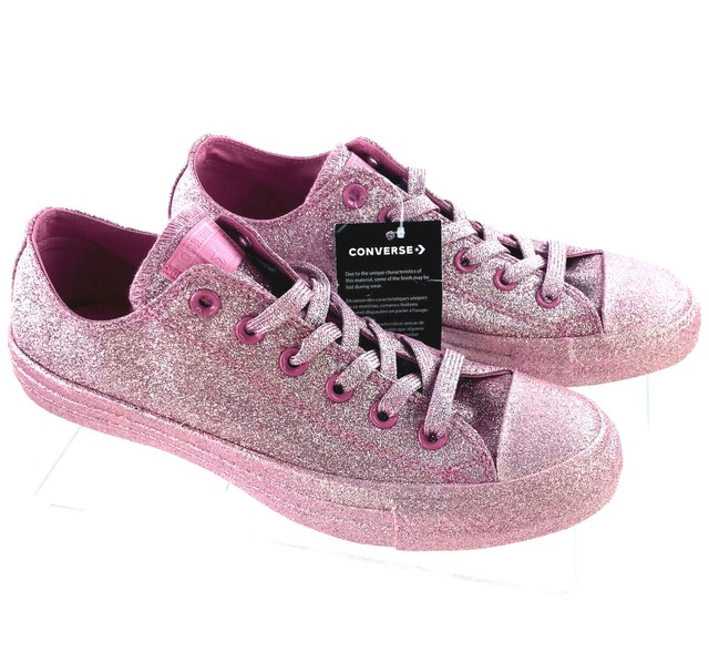 converse pink sparkle sneakers