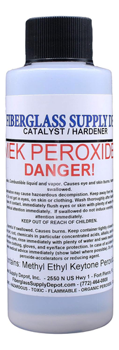 Mek Peroxide Catalyst 4Oz Clear - Picture 2 of 12