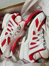 Michael Kors Women's Olympia Sport Extreme Trainer Hexa Sneaker Shoe’s 10 Coral