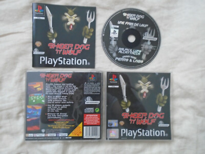 Sheep, Dog 'N' Wolf PS1 (KOMPLETT) Black Label Sony PlayStation