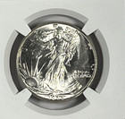 1944 Walking Liberty Half Dollar PCGS MS64 Blazing White — photo 3