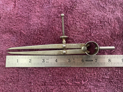 Moore & Wright Sheffield England 6  Spring Divider Wing Caliper Fine Adjust