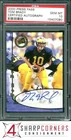 2000 PRESS PASS AUTOGRAPH CERTIFIED TOM BRADY RC ROOKIE PSA 10
