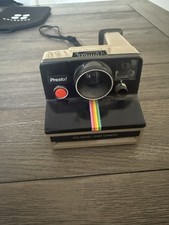 Polaroid Presto Land Instant Camera with Strap, Beige Land Camera