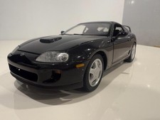 Kyosho Toyota Supra A80 1/18 Scale Black Diecast Model Car Used