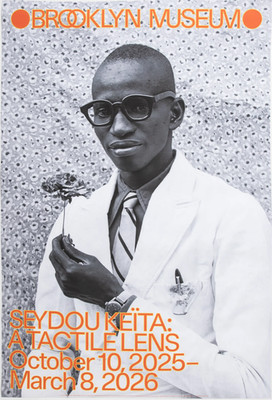 Authentic Brooklyn Museum Exhibition Poster - Seydou Keita: A Tactile Lens 24x36