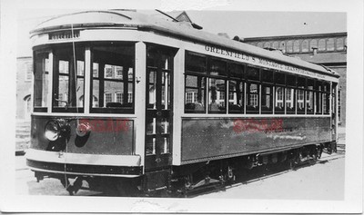 26B055 1940s/60s GREENFIELD & MONTAGUE TRANSPORTATION AREA RAILWAY CAR #109 MA ?