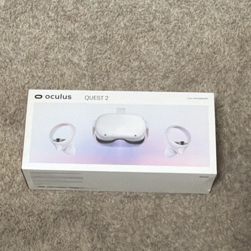 Oculus Quest 2 Standalone VR Headset w/ Touch Controllers, Cable & Box White