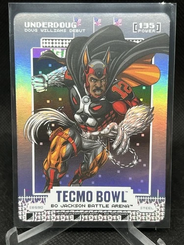 2026 Bo Jackson Battle Arena Tecmo Bowl Underdog Doug Williams Scoreboard Steel