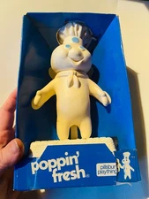 Vintage Official 7" Poppin' Fresh Doll Doughboy Pillsbury Playthings 1971 RARE!